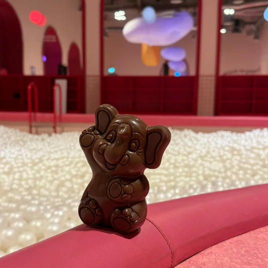Butlers chocolate elephant at Dream Point